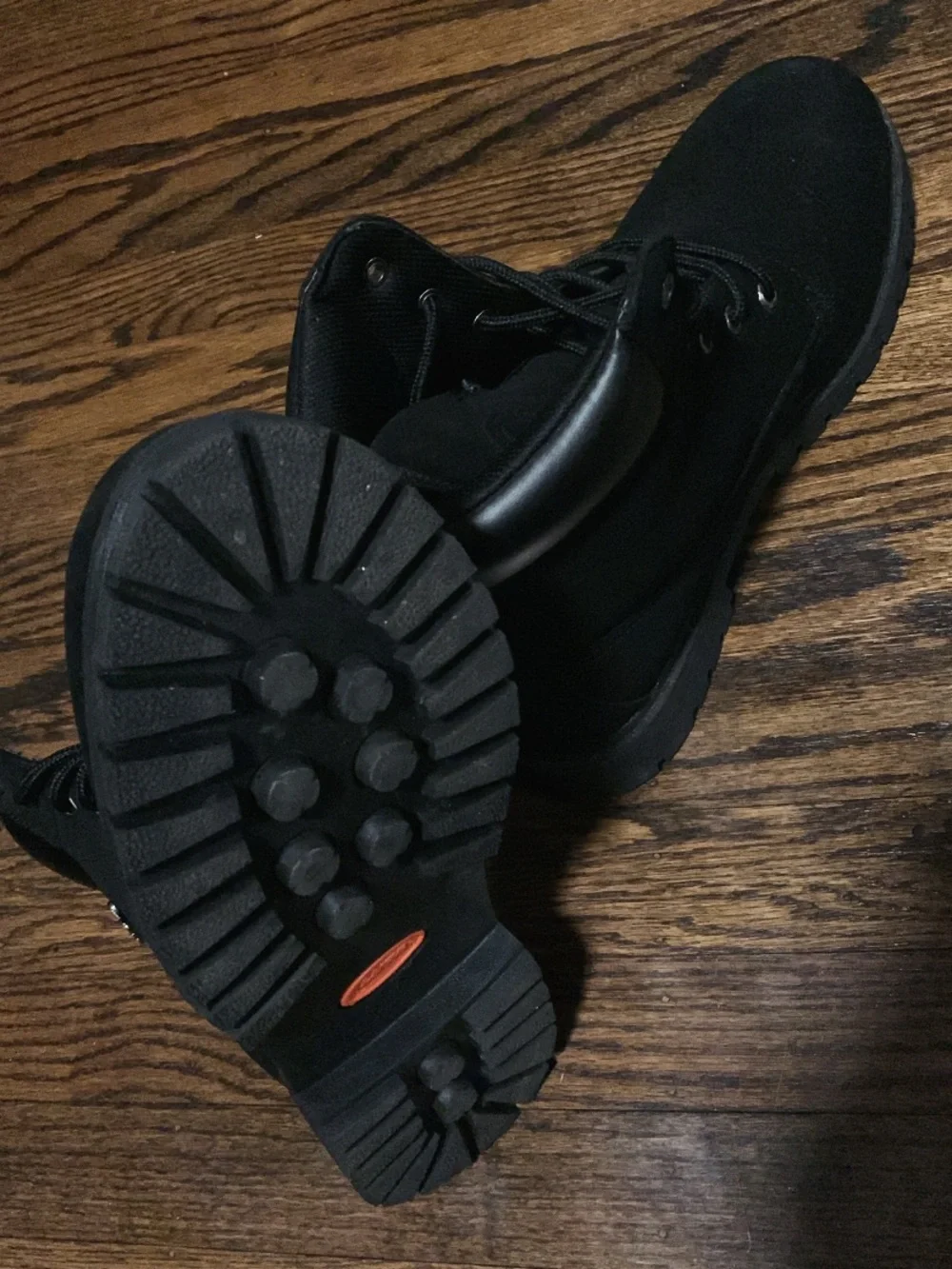 Lugz Men's Black Lace-Up Work Boots
